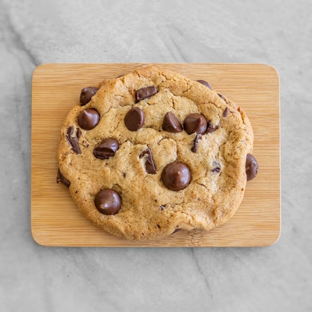 Double Chocolate Chunk Cookie.
