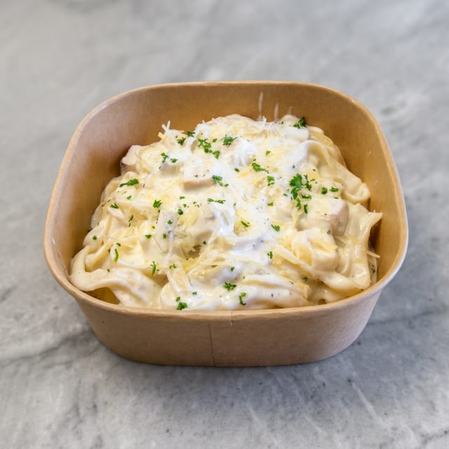 Classic Chicken Alfredo.